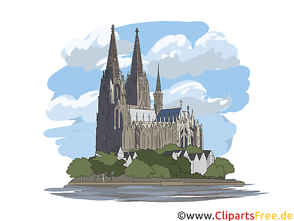 Kölner Dom, Köln Illustrationen in Hochauflösung