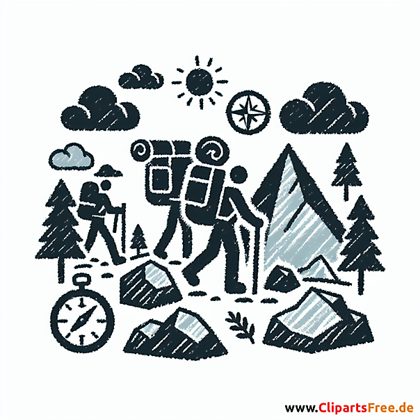 Wandertag Clipart