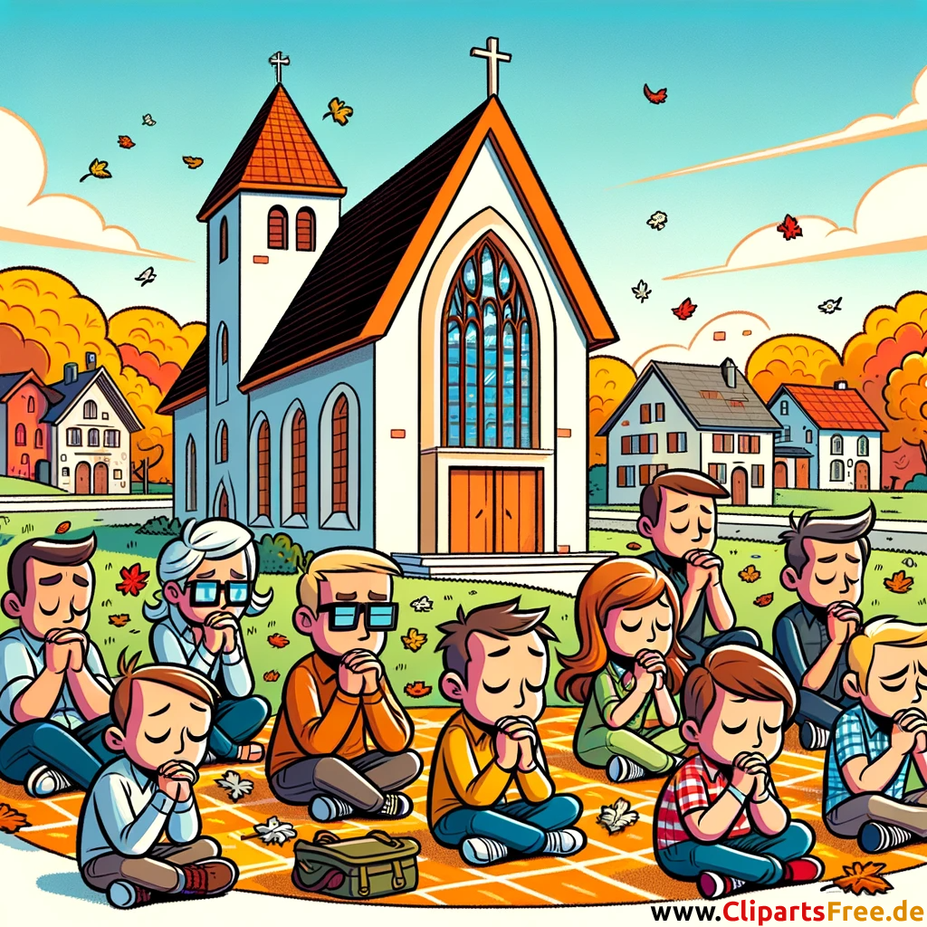 Cartoon Bild zum Buß- und Bettag