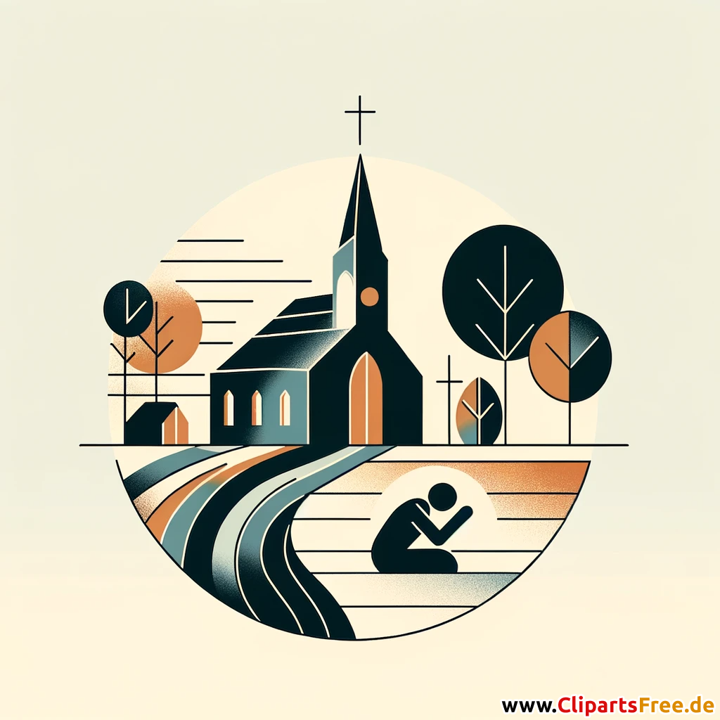 Clipart Buß- und Bettag kostenlos