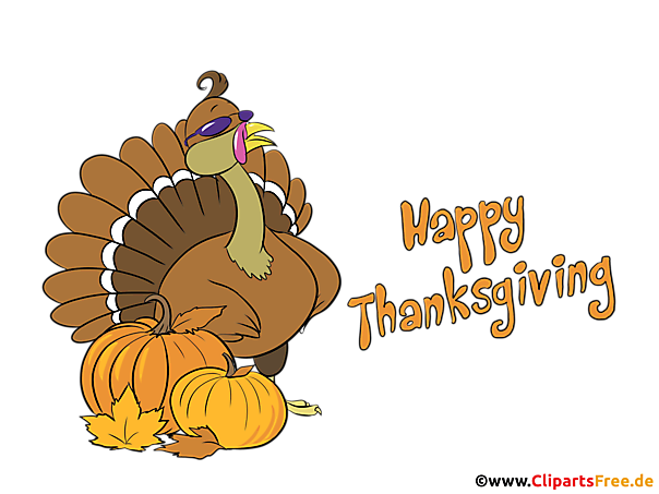 Erntedankfest auf Englisch Clipart, Bild, Grusskarte