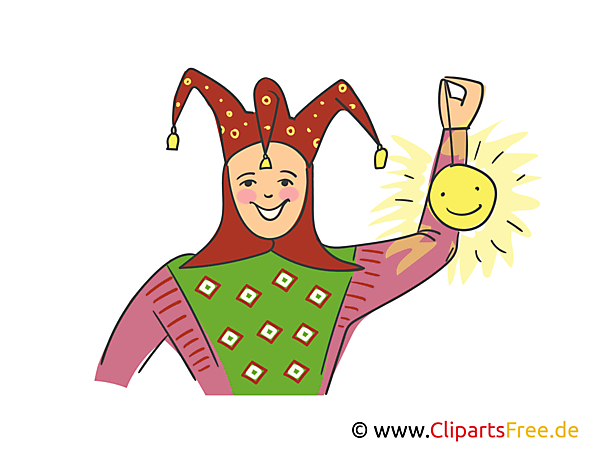 Eulenspiegel Illustration, Clipart, Bild