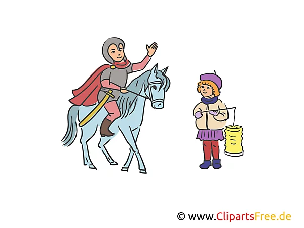 Karnevalumzug Illustration, Clipart, Bild