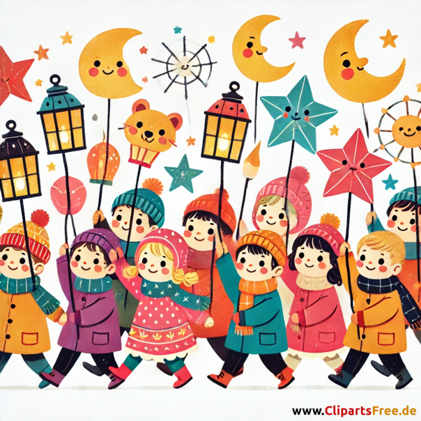 Laternenumzug Clipart.1