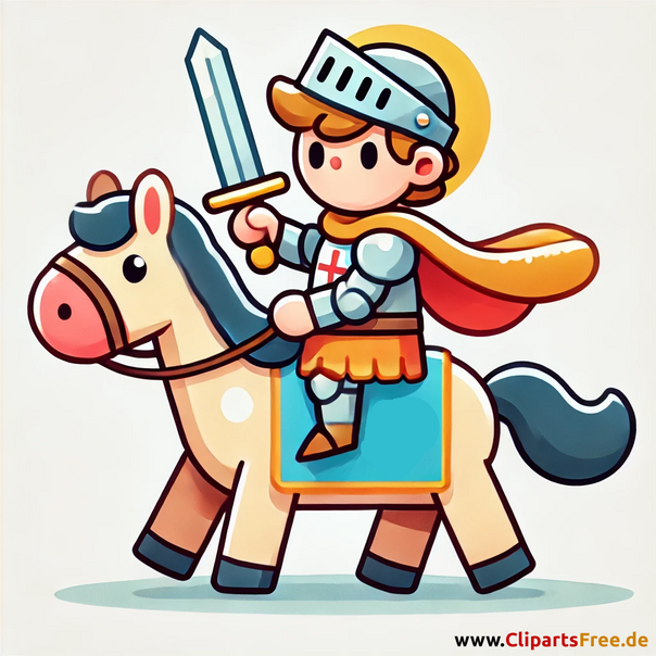 St. Martin Cartoon-Bild