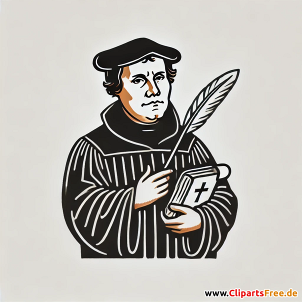 Clipart Martin Luther - Bilder zum Reformationstag