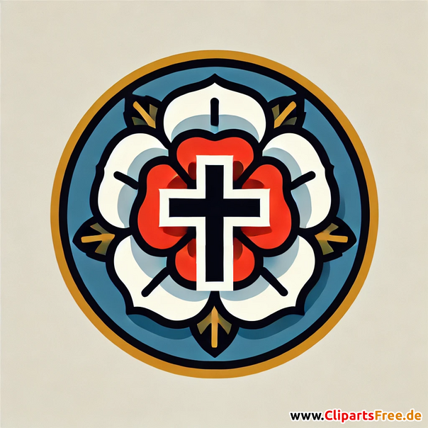 Lutherrose Clipart
