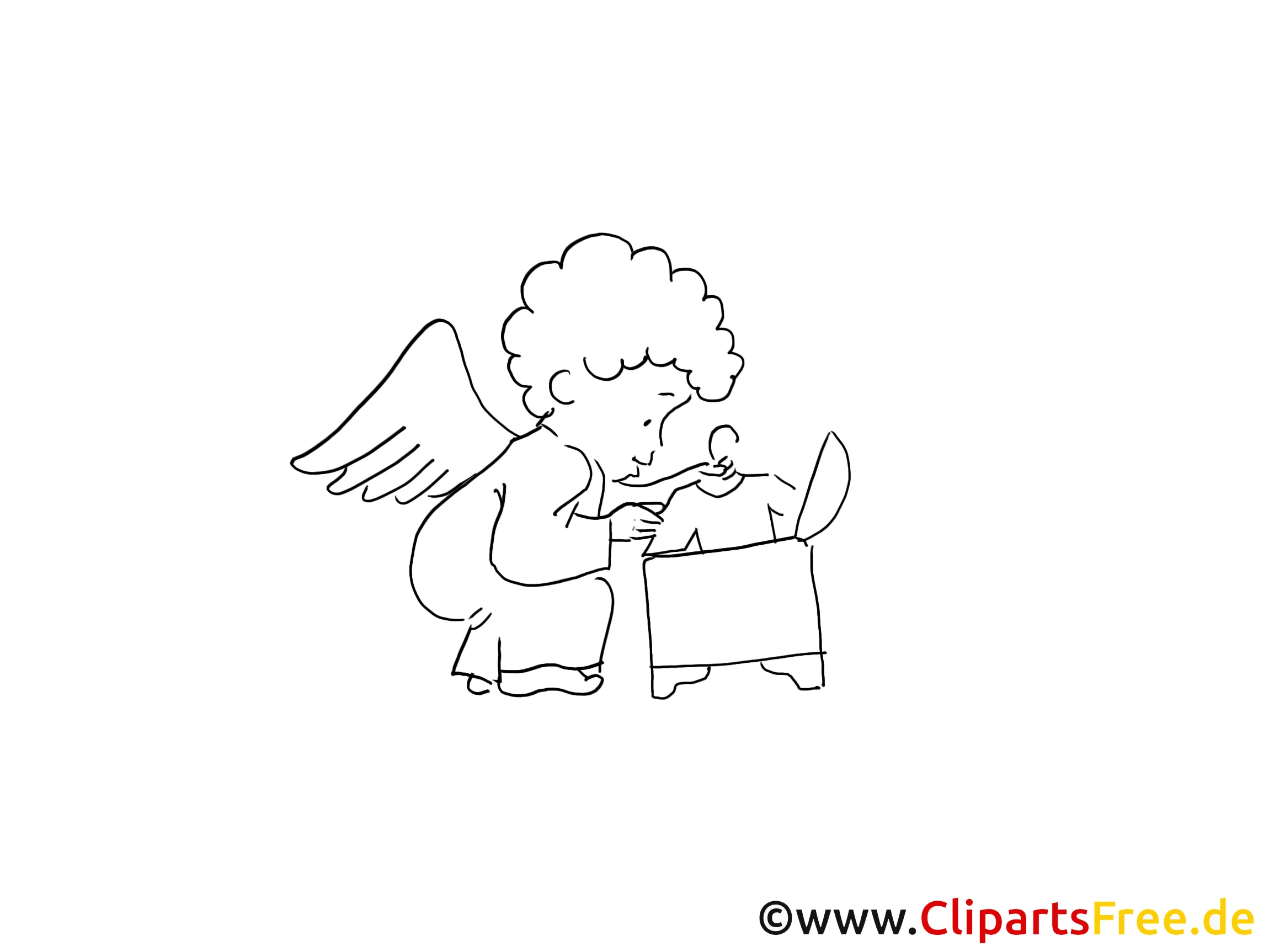 Glückwunsch zur Taufe Clipart, Bild, Grafik, Illustration, Cartoon gratis