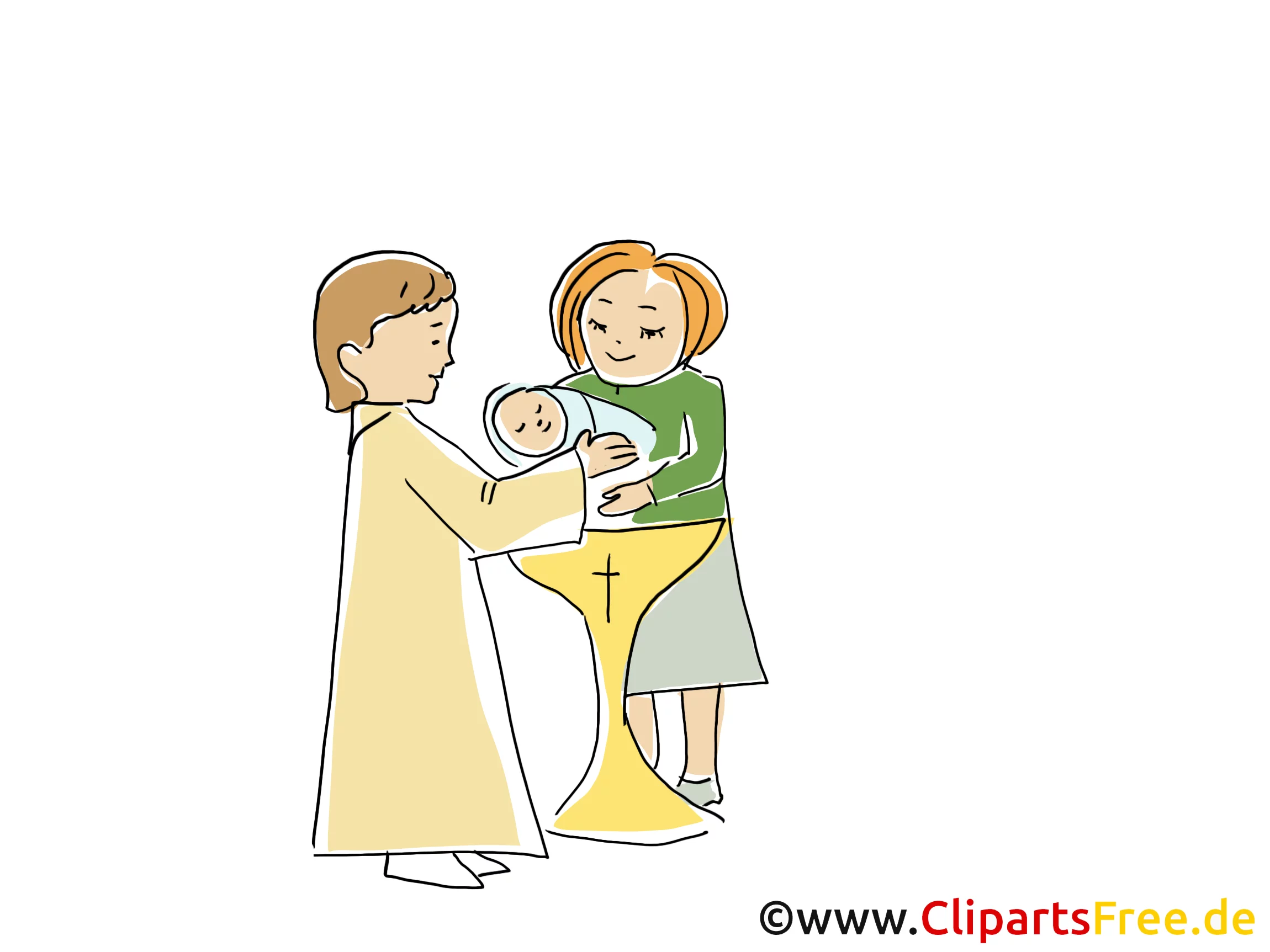 Individuelle Taufkarte, Clipart, Bild, Grafik, Cartoon, Illustration kostenlos