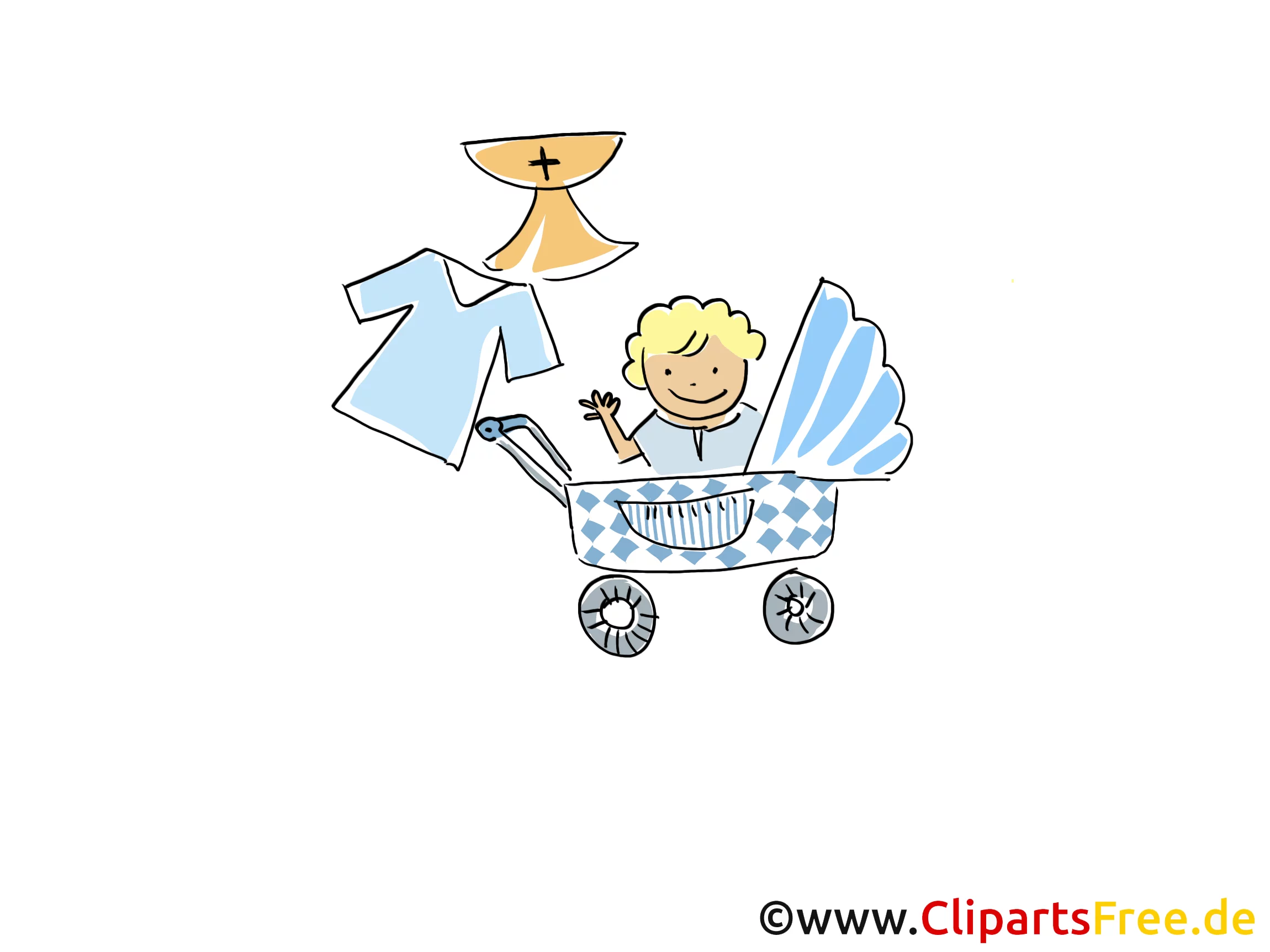 Taufe Karte, Clipart, Bild, Grafik, Cartoon, Illustration kostenlos