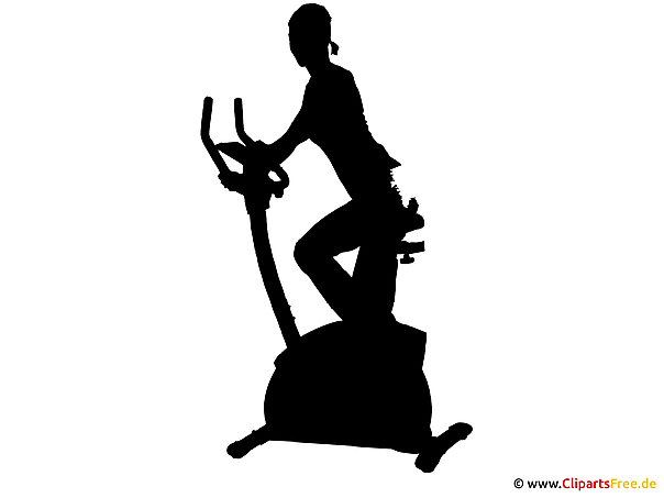 Silhouette Training Velo Bild Silhouette Training Velo Bild