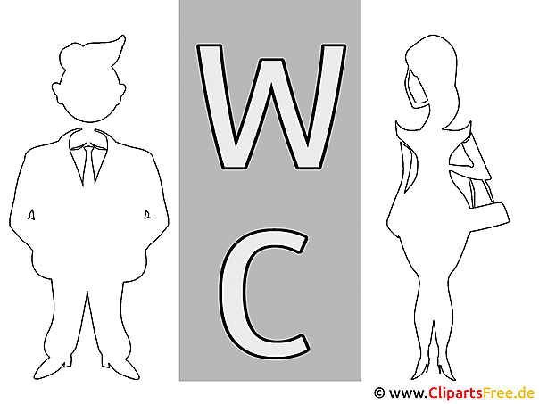 Zeichen WC Zeichen WC