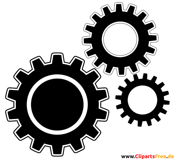 Prozesse Clipart, Bild, Grafik, Illustration schwarz-weiss Prozesse Clipart, Bild, Grafik, Illustration schwarz-weiss