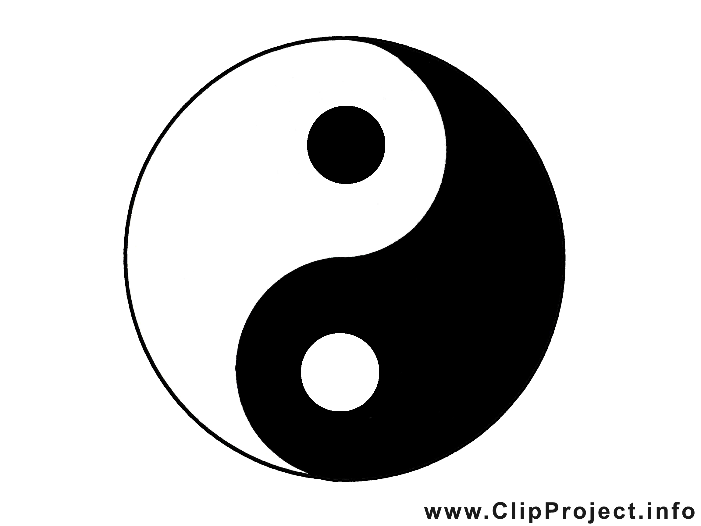 Yin und Yang Symbol Bild