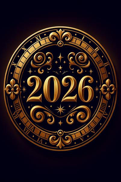 2026 Gratulation zum Silvester