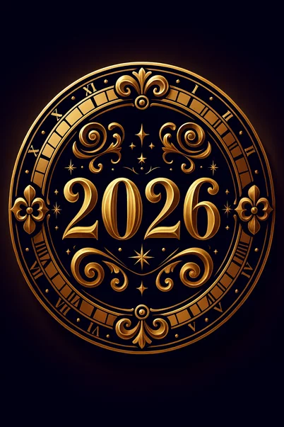 2026 Gratulation zum Silvester