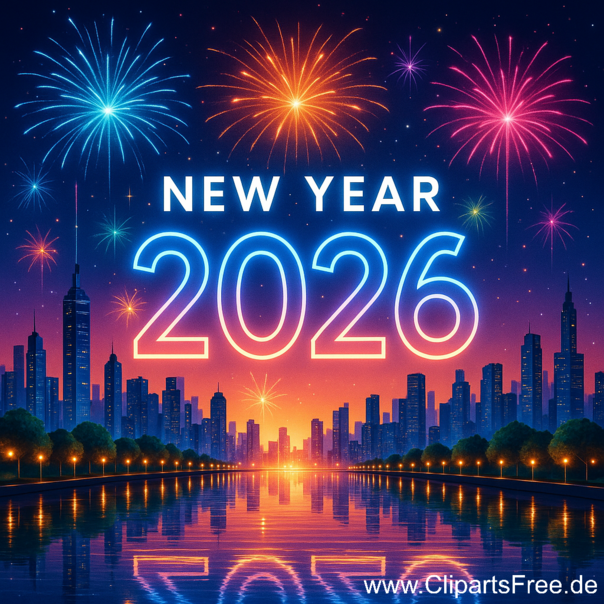 Happy New Year 2026 e-Card