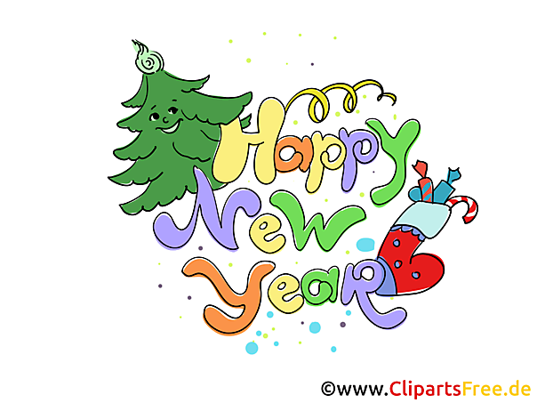 E Card zum Neujahr und Silvester