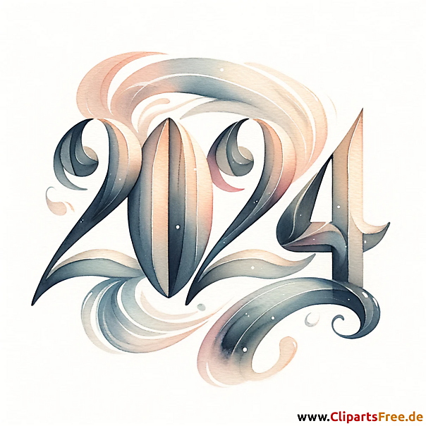 2024 Aquarell Bild