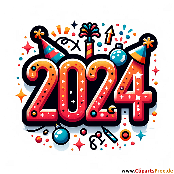 2024 Bild zum Silvester