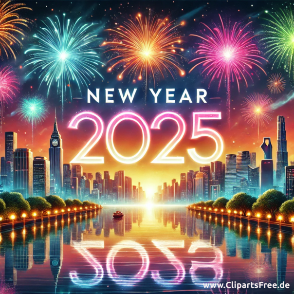 Silvesterfeier Illustration 2025