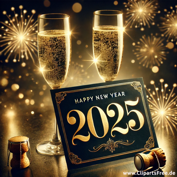 Silvesterparty Einladung selbst gestalten mit dem Bild