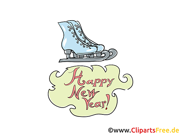 Kostenlose elektronische Grusskarte zum Neujahr