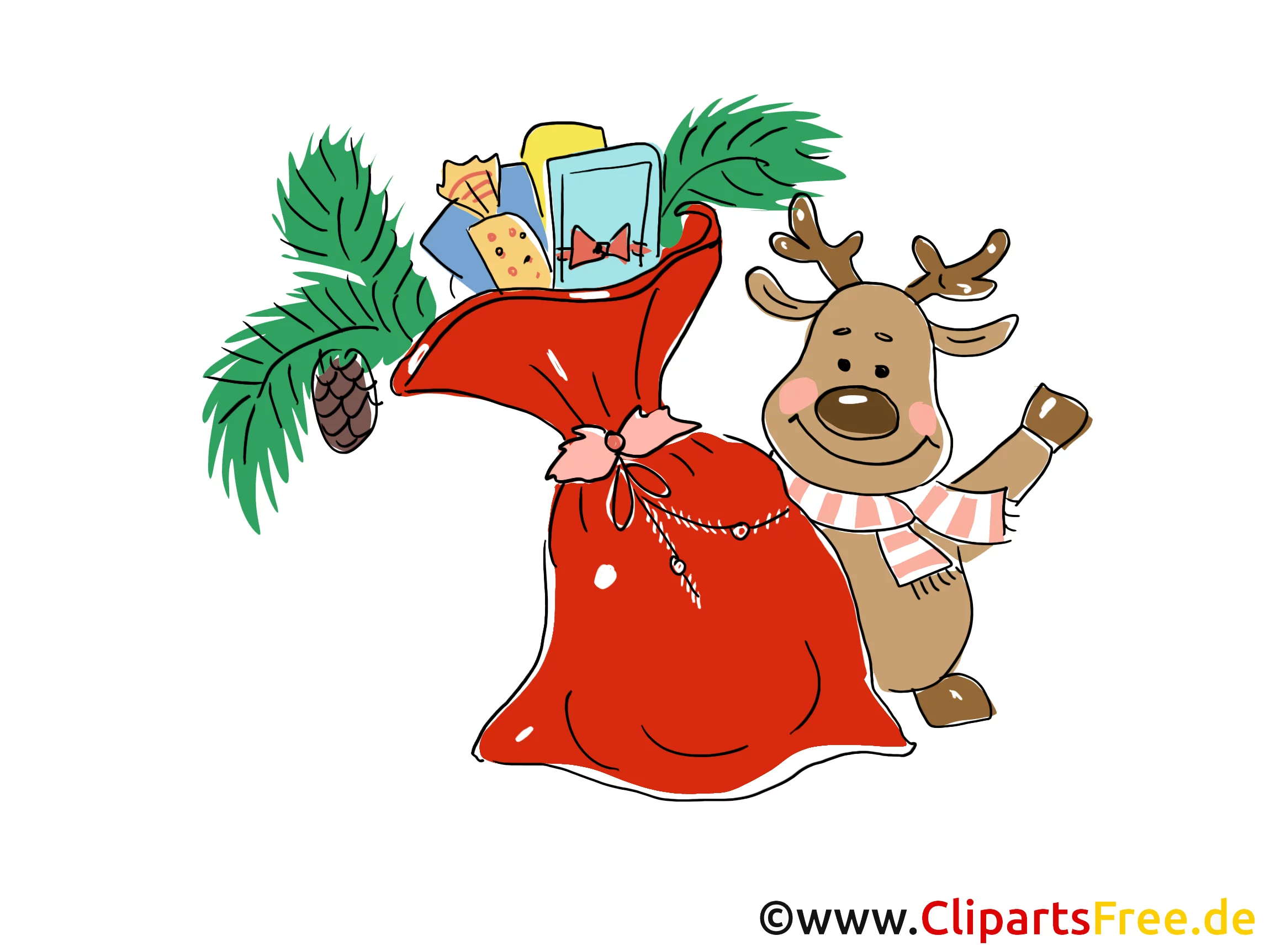 Neujahr Bild, Cartoon, Clipart, Grafik