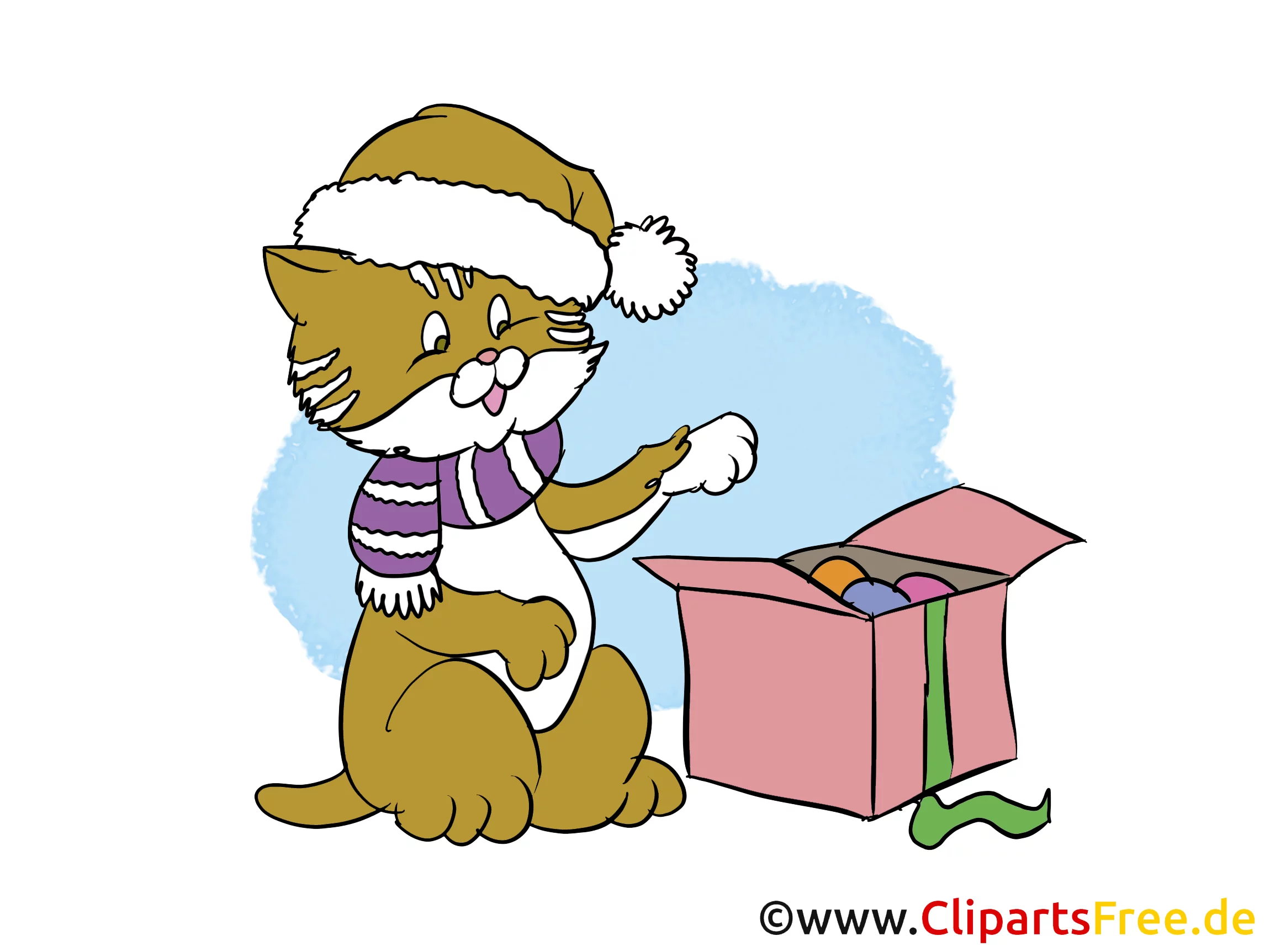 New Year Clip Art, Image, Cartoon gratis