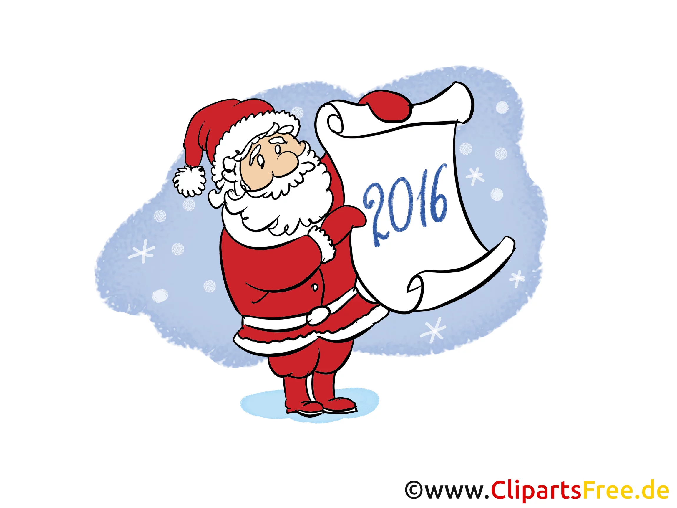 Silvester 2016 Clipart, Bild, Cartoon gratis