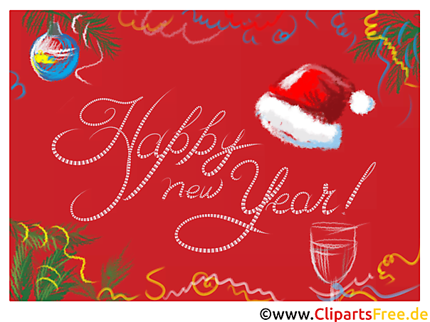 Silvester Grusskarten, Silvester E Cards