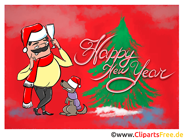 Wuensche fuers neue Jahr lustig