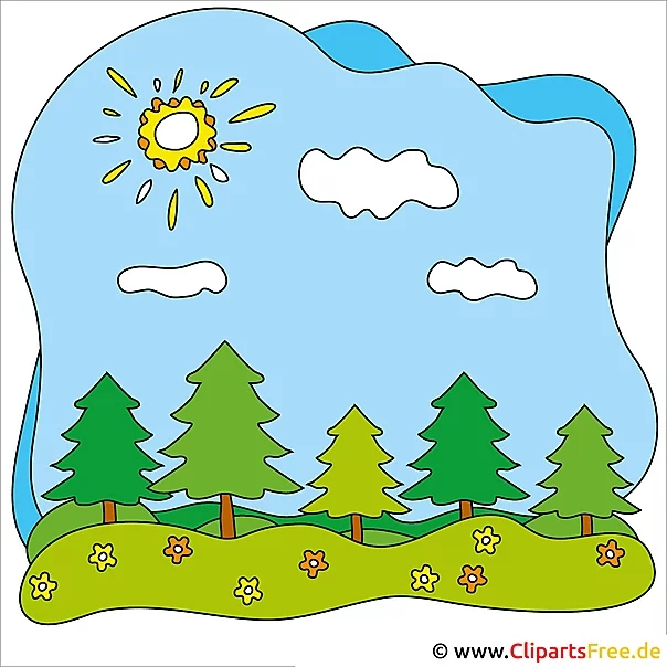 Tannen Clipart - Lizenzfreie und kostenlose Bilder zum Sommer