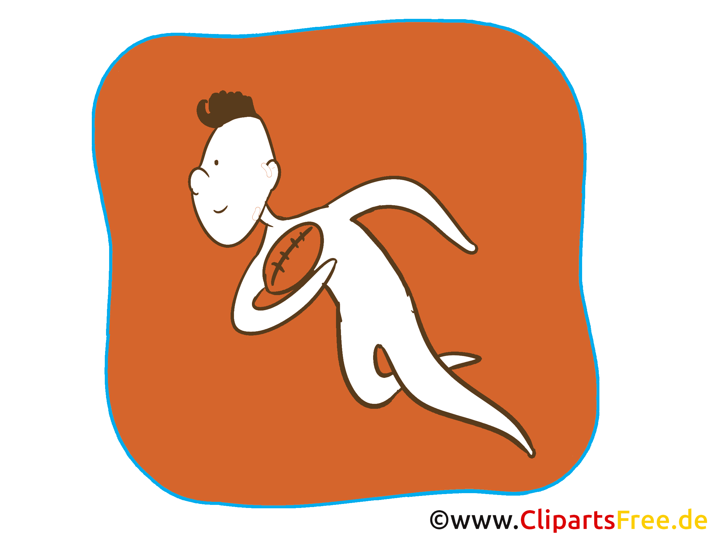 American Football Sport Icon-Clipart