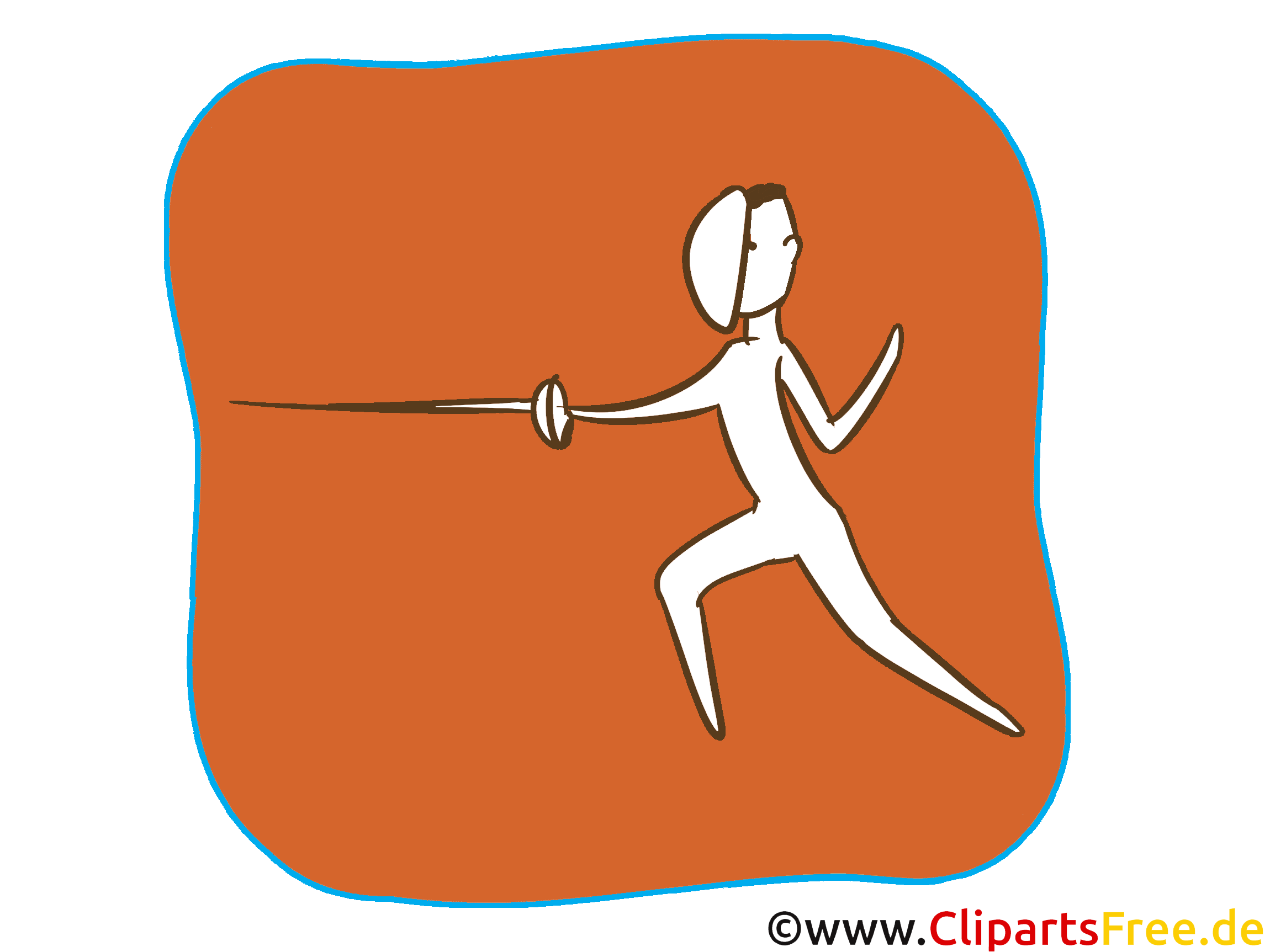 Fechten Sport Icon-Clipart