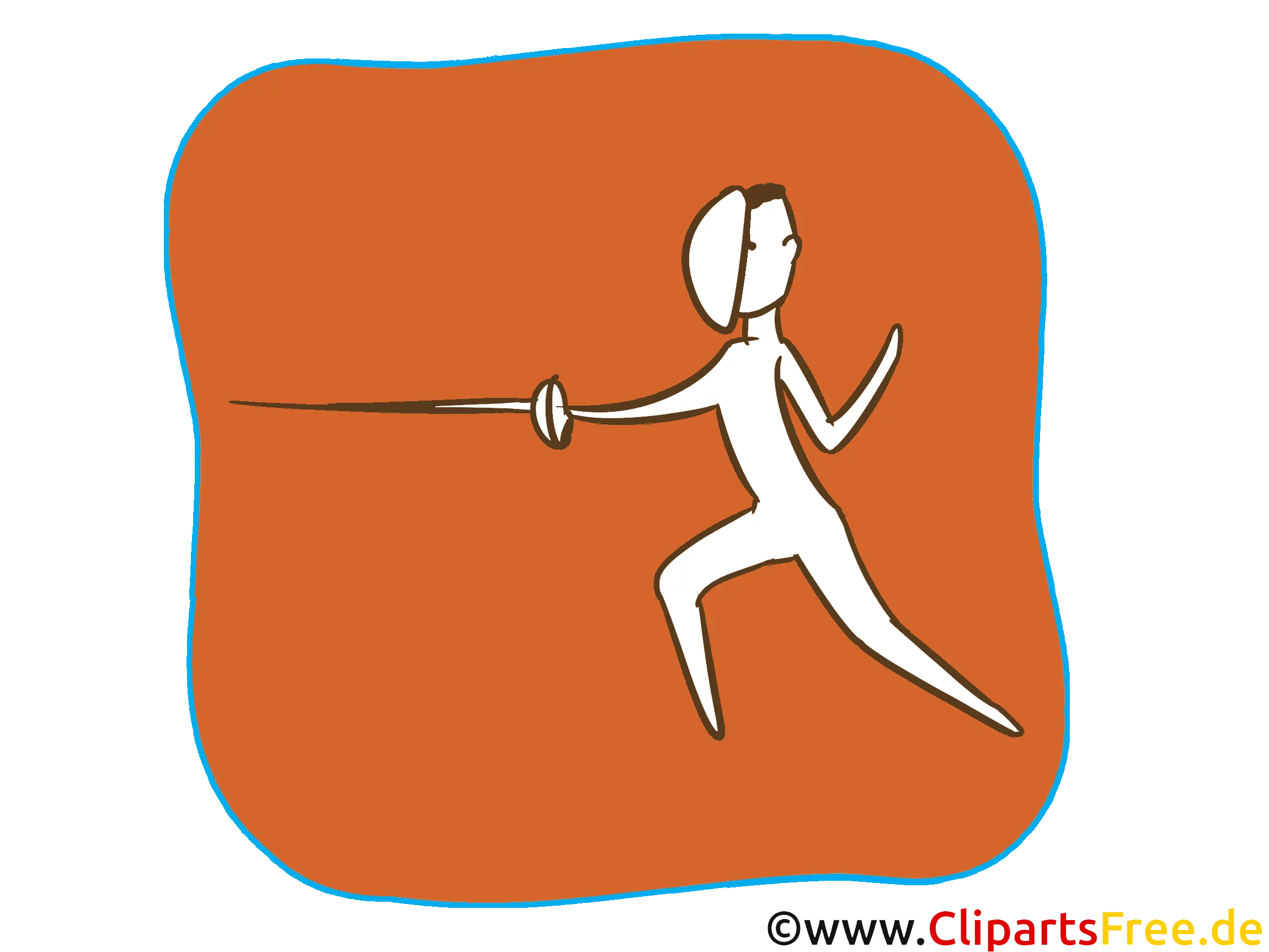 Fechten Sport Icon-Clipart