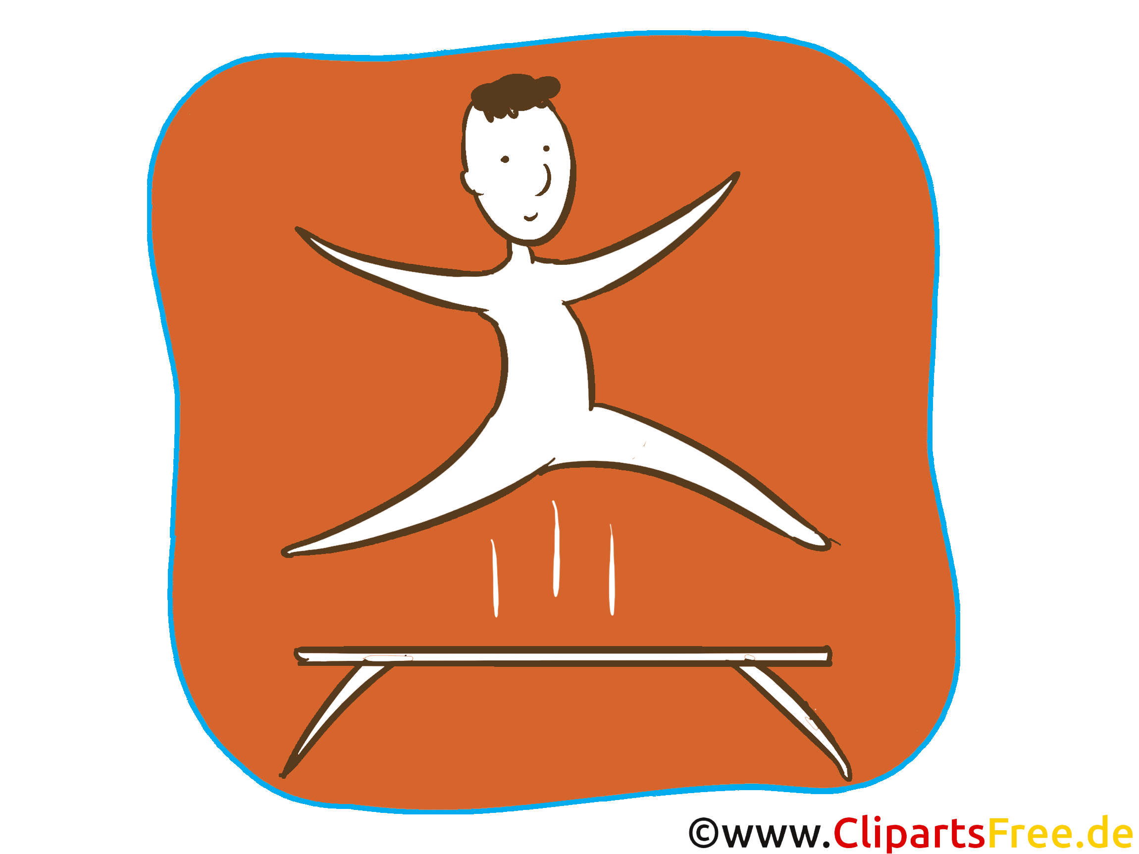 Gymnastik Sport Icon-Clipart