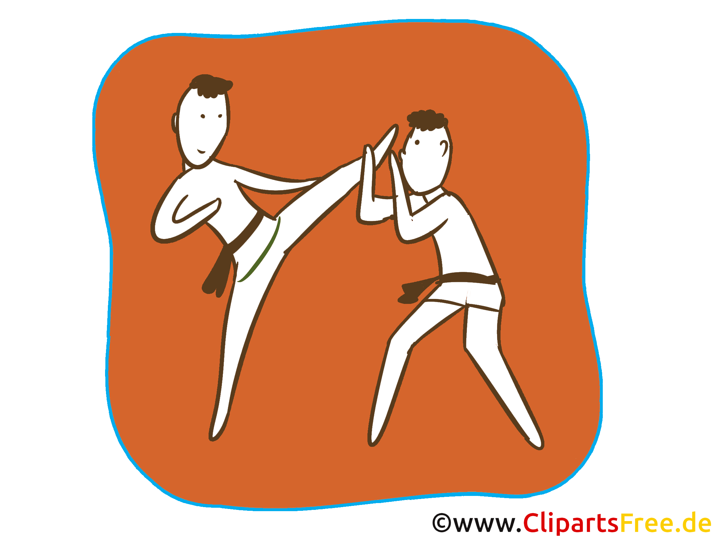 Karate Sport Icon-Clipart