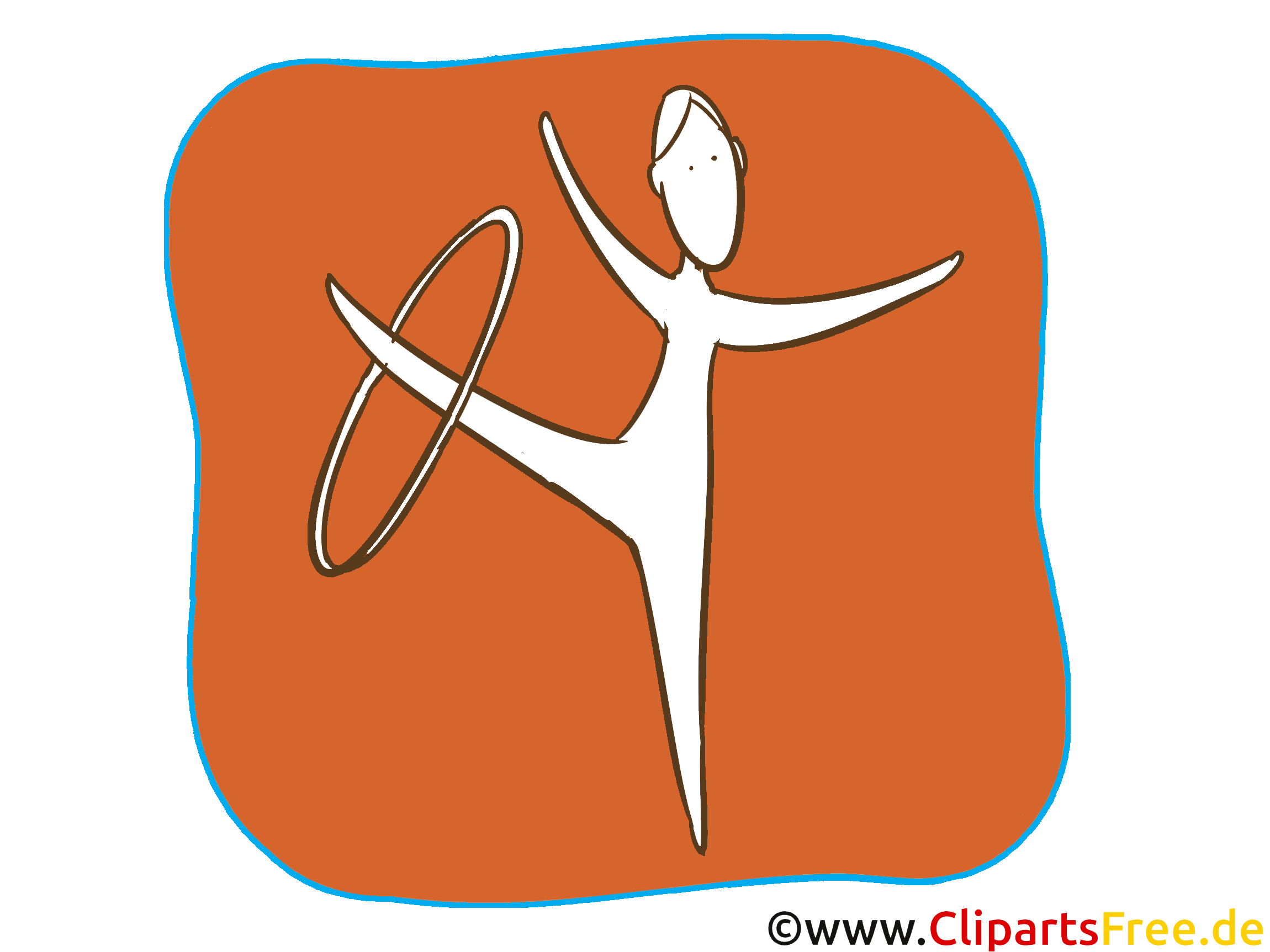 Kunstgymnastik Sport Icon-Clipart