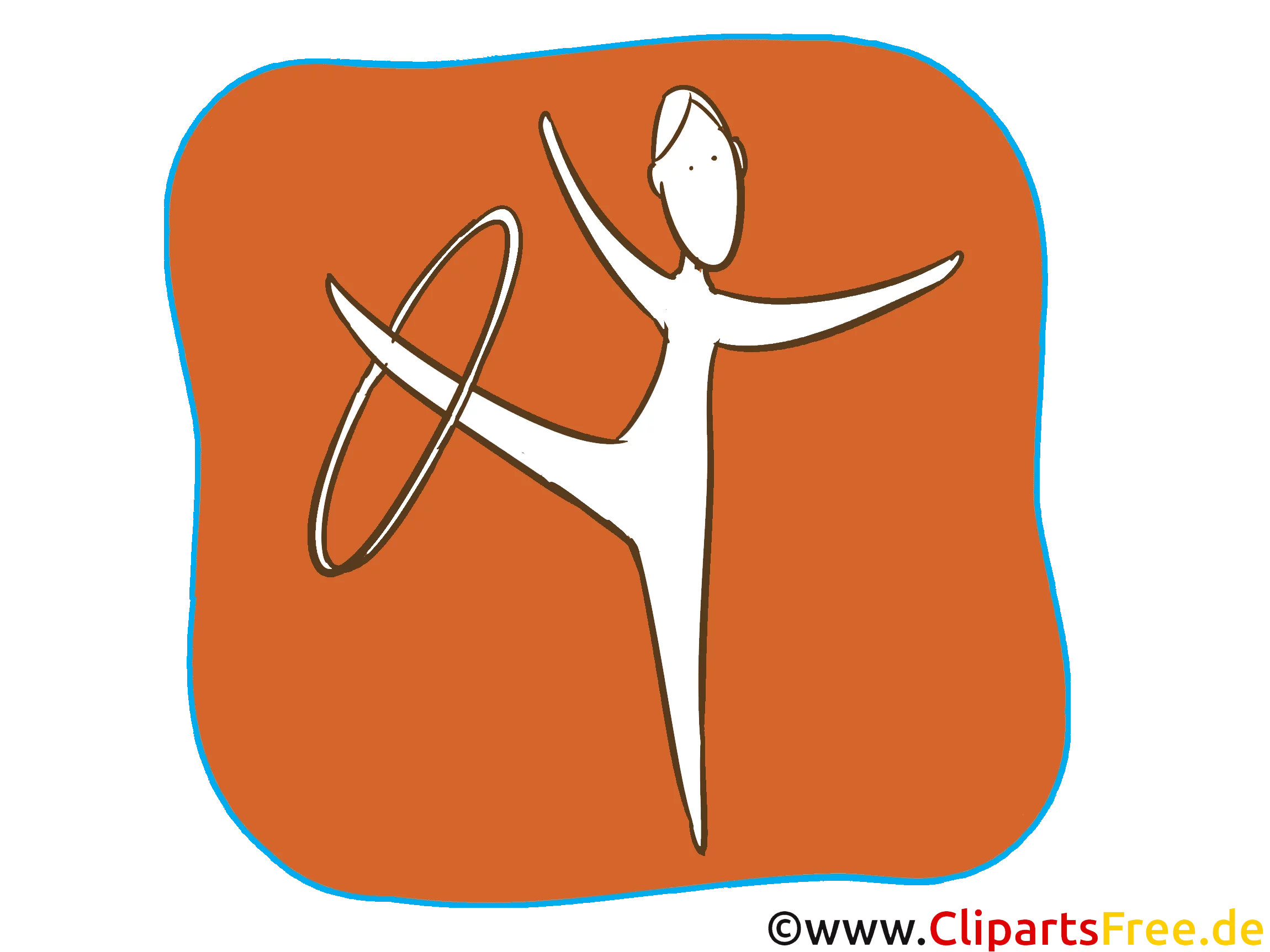 Kunstgymnastik Sport Icon-Clipart