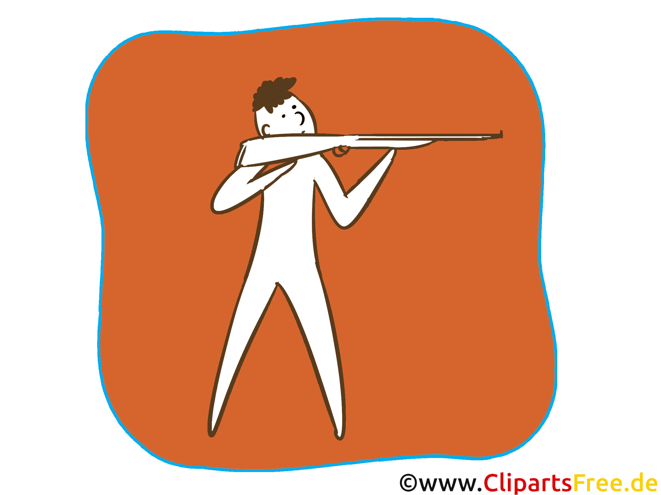 Schießen Sport Icon-Clipart