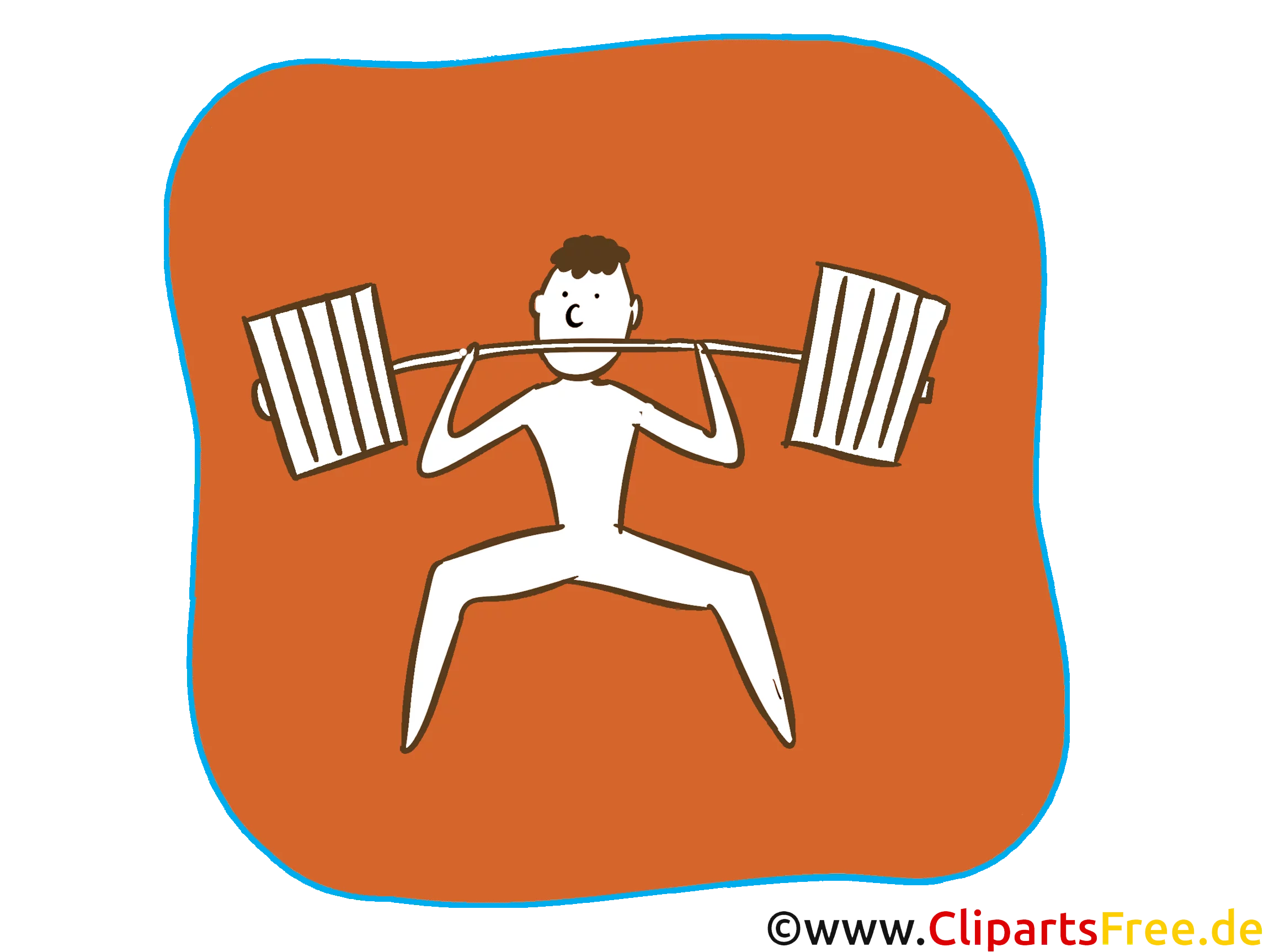 Schwerathletik Sport Icon-Clipart