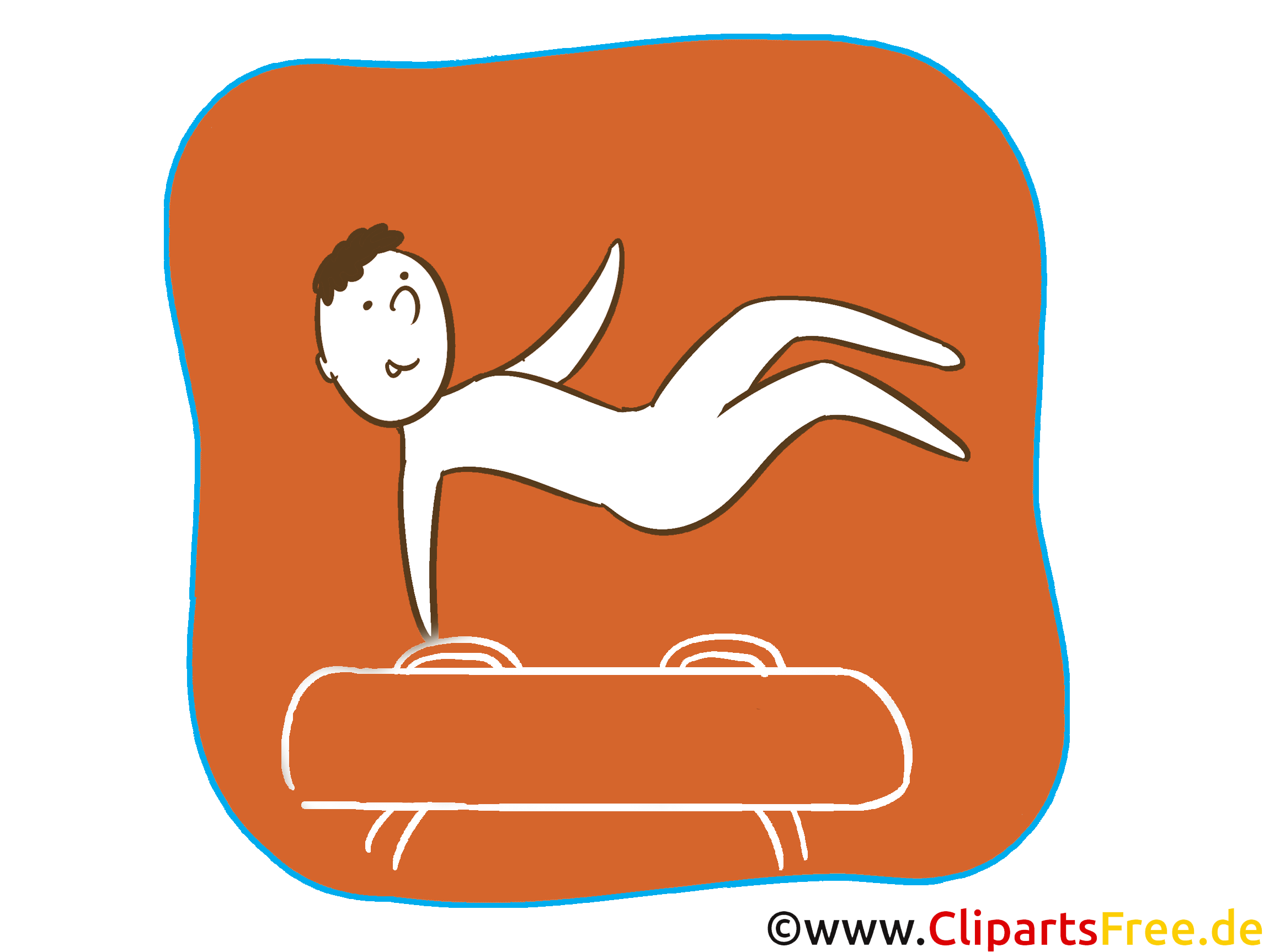 Sport Icon-Clipart Gymnastik