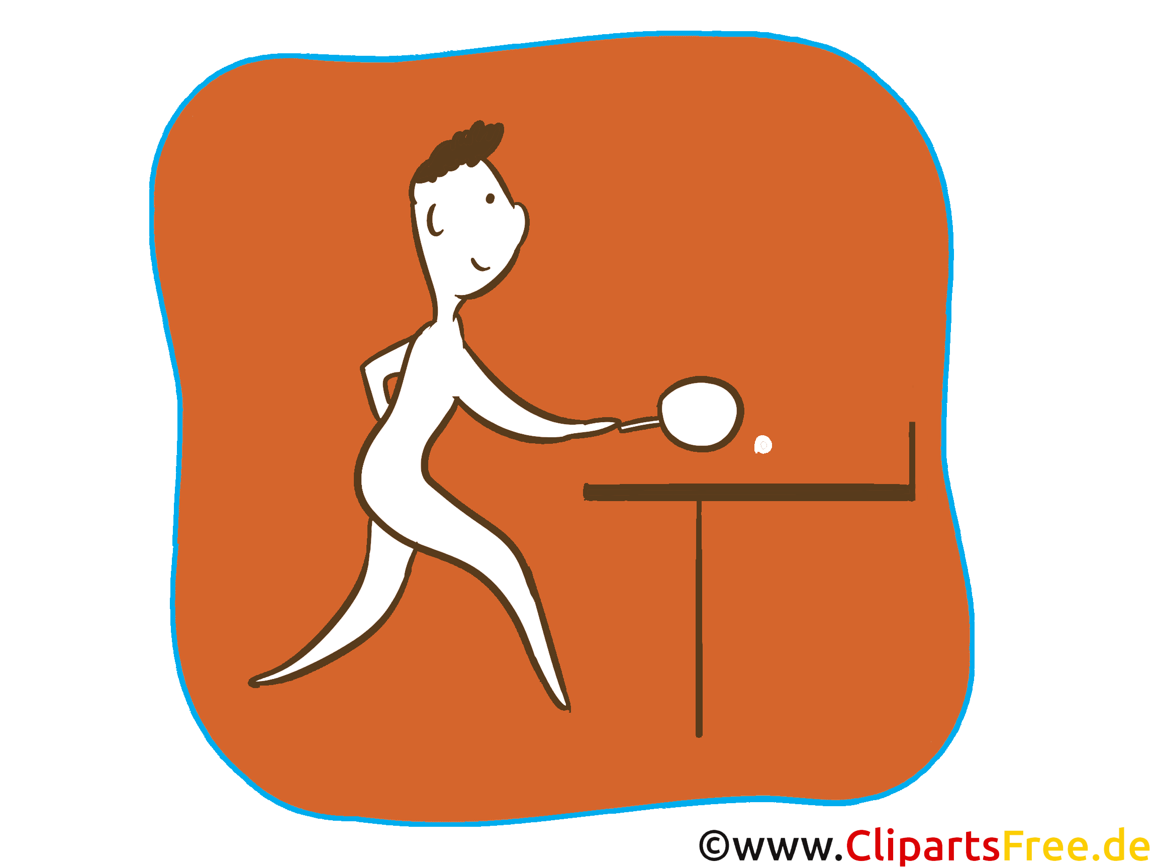 Tischtennis Sport Icon-Clipart