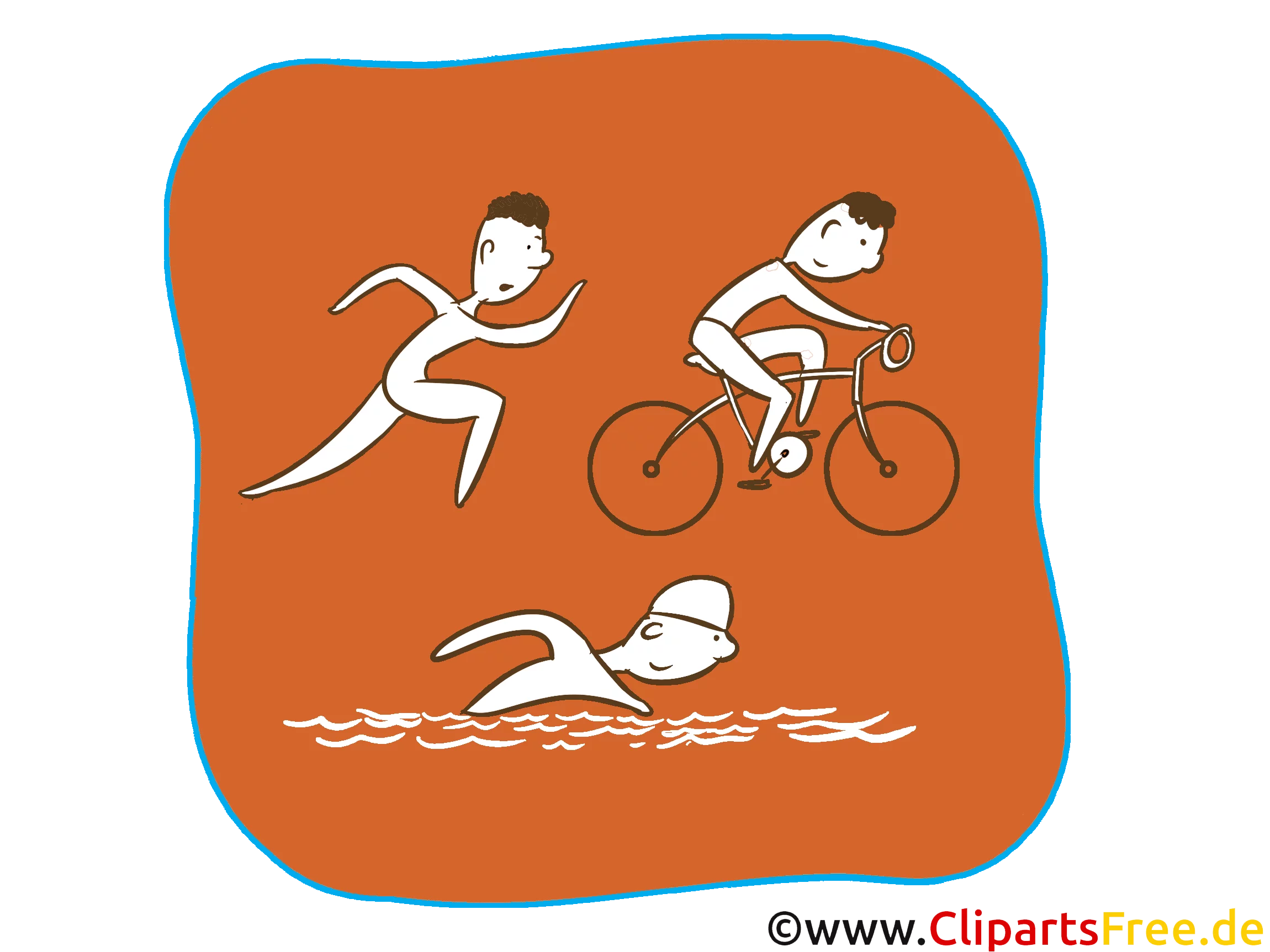 Triathlon Sport Icon-Clipart