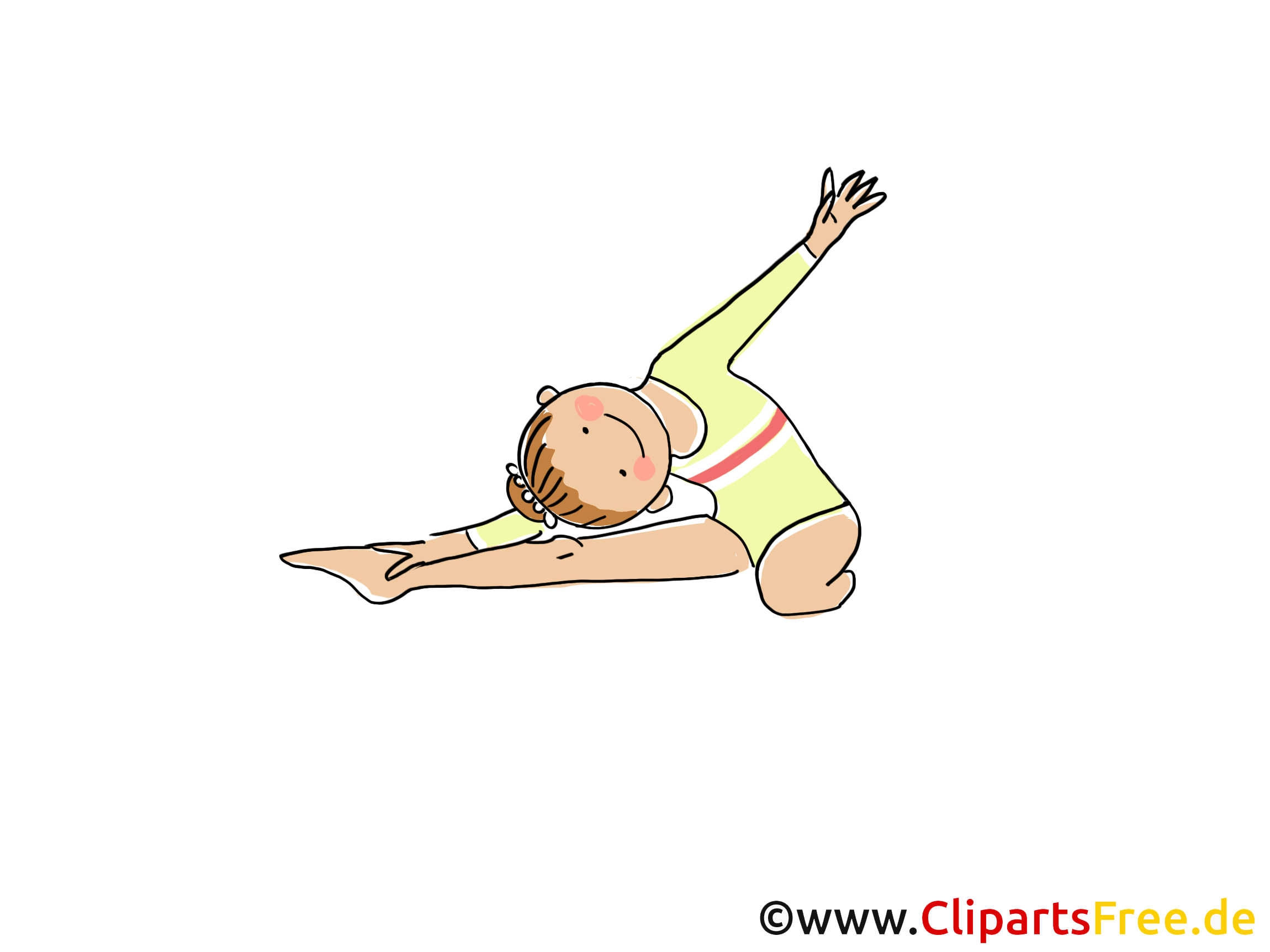 Akrobatin Bild, Sport Cliparts, Comic, Cartoon, Image gratis Akrobatin Bild, Sport Cliparts, Comic, Cartoon, Image gratis