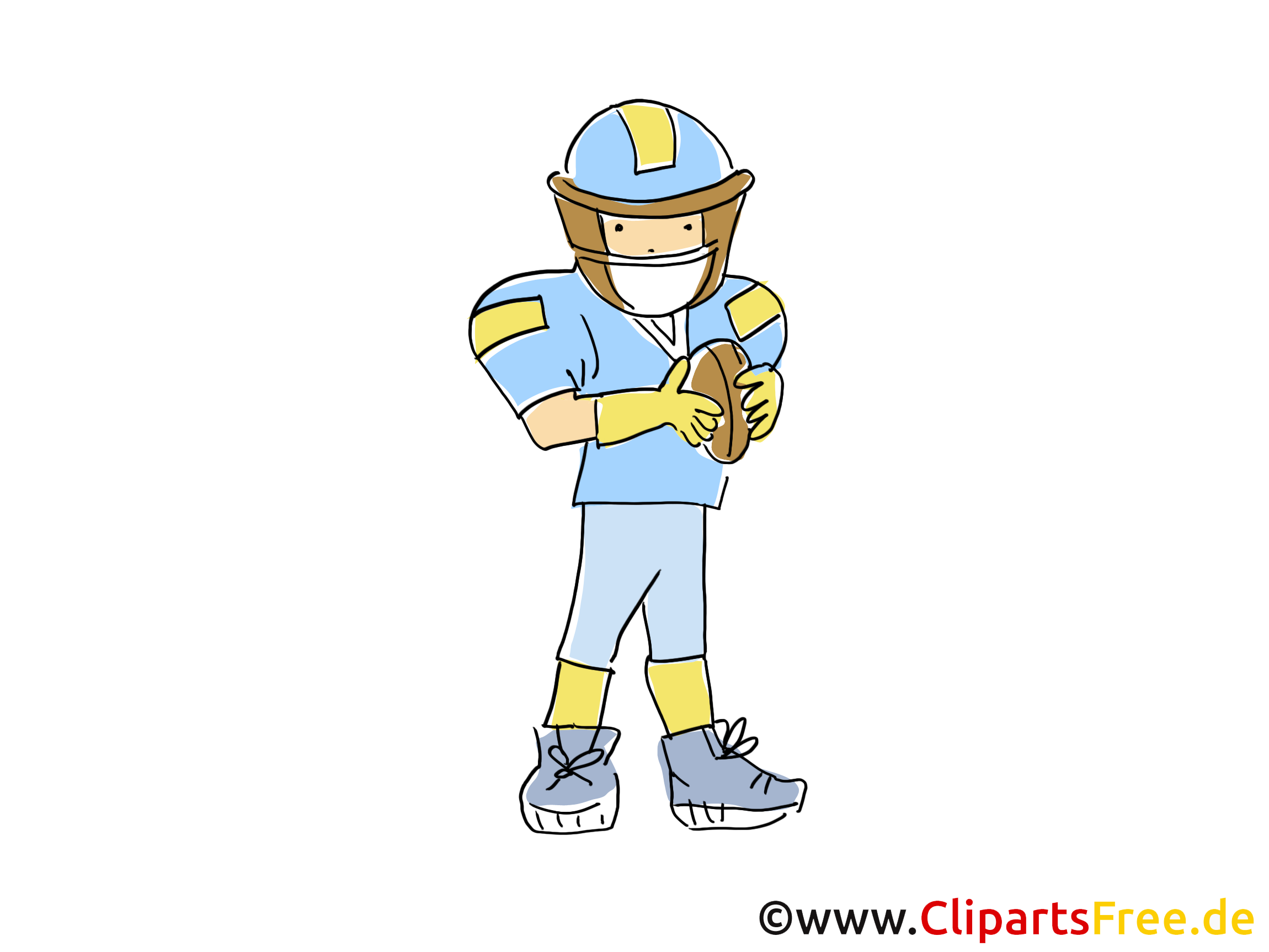 American Football Bild, Sport Clipart, Comic, Cartoon, Image gratis American Football Bild, Sport Clipart, Comic, Cartoon, Image gratis
