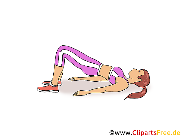 Beautiful Sport Girl, Women Clip Art, Illustration