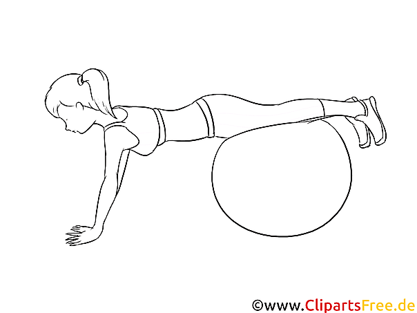 Workout at Home Clip Art, Illustration free