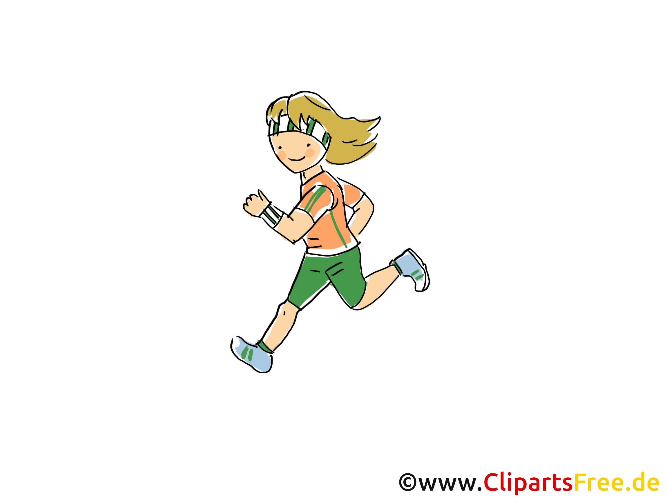 Marathon Bild, Sport Clipart, Comic, Cartoon, Image gratis